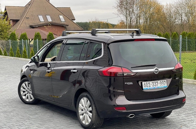 Opel Zafira cena 36997 przebieg: 219000, rok produkcji 2012 z Kozienice małe 667